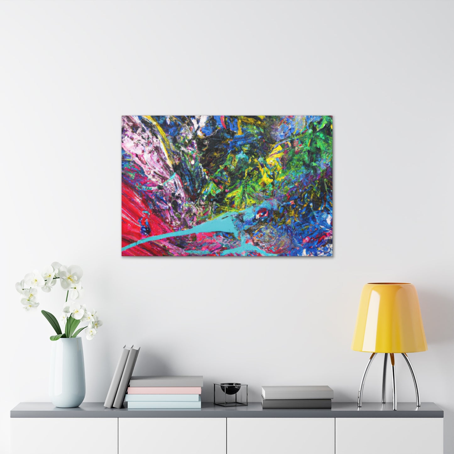 'Happy Family Reunion' - Abstract Canvas