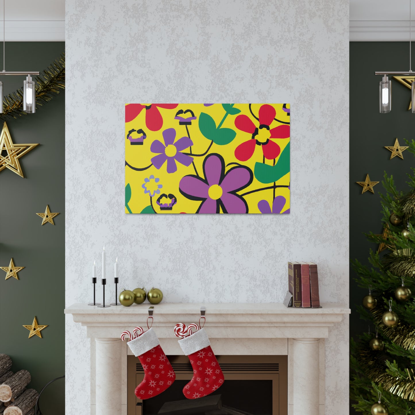 Flower Power Nap: Floral Canvas