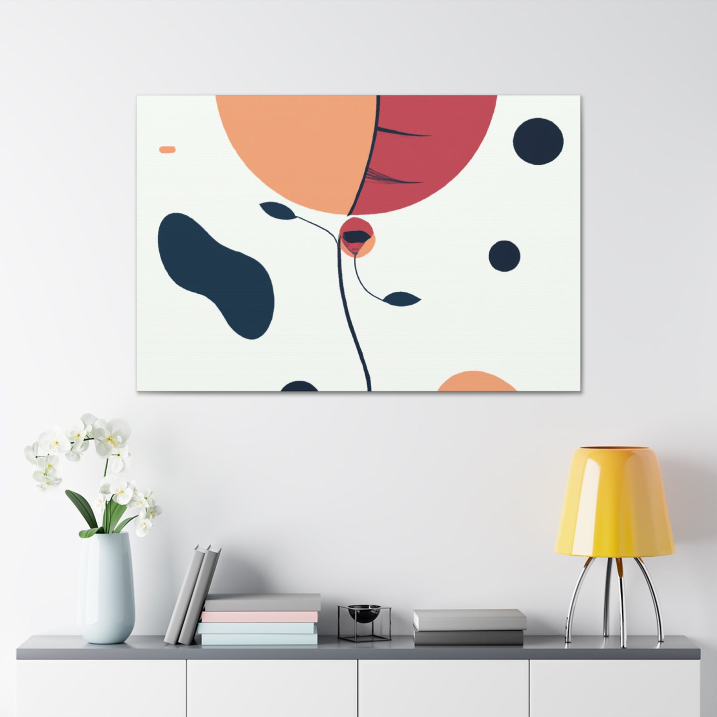 Muted Brushstrokes - Minimalism - Canvas