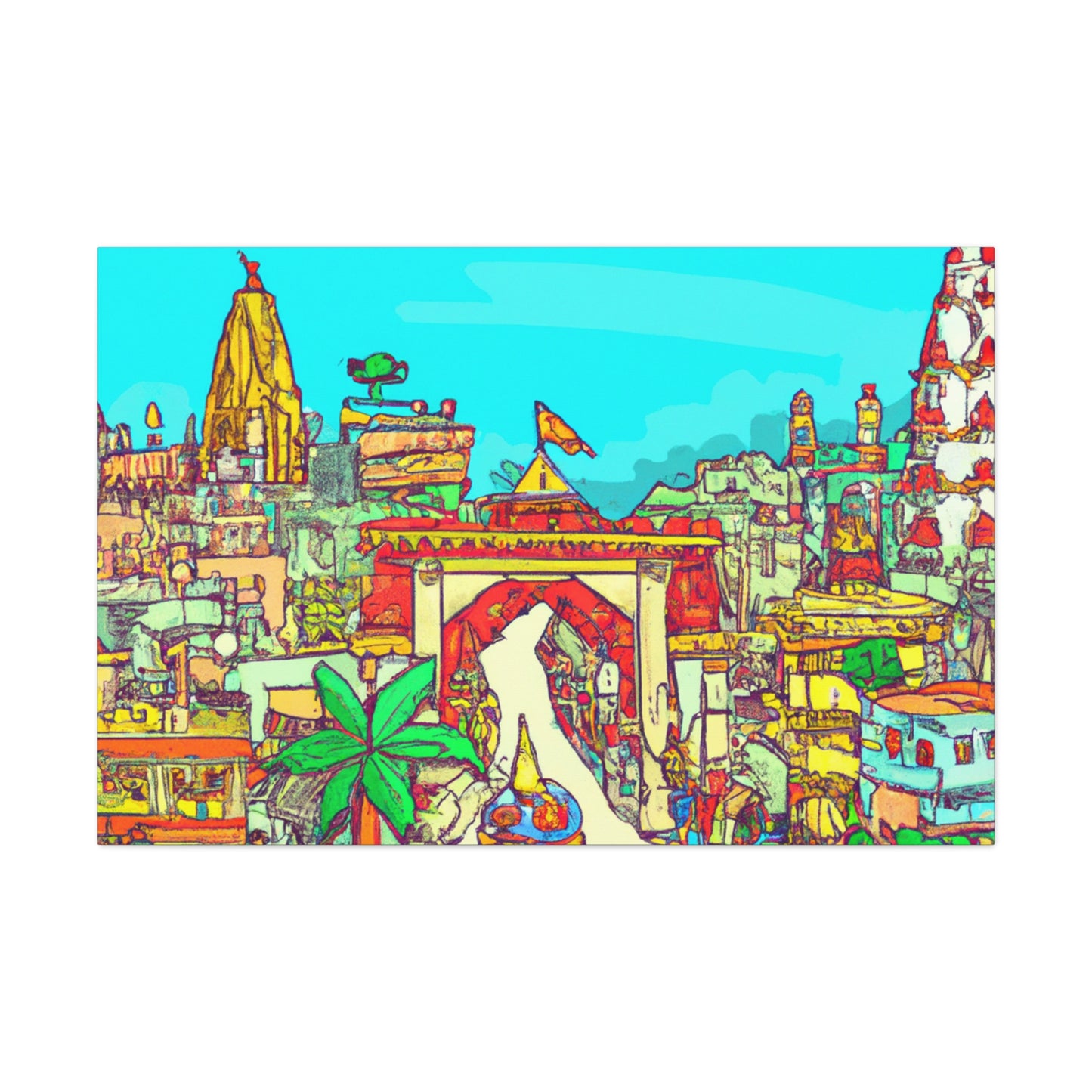 Drishti - Destination India - Canvas
