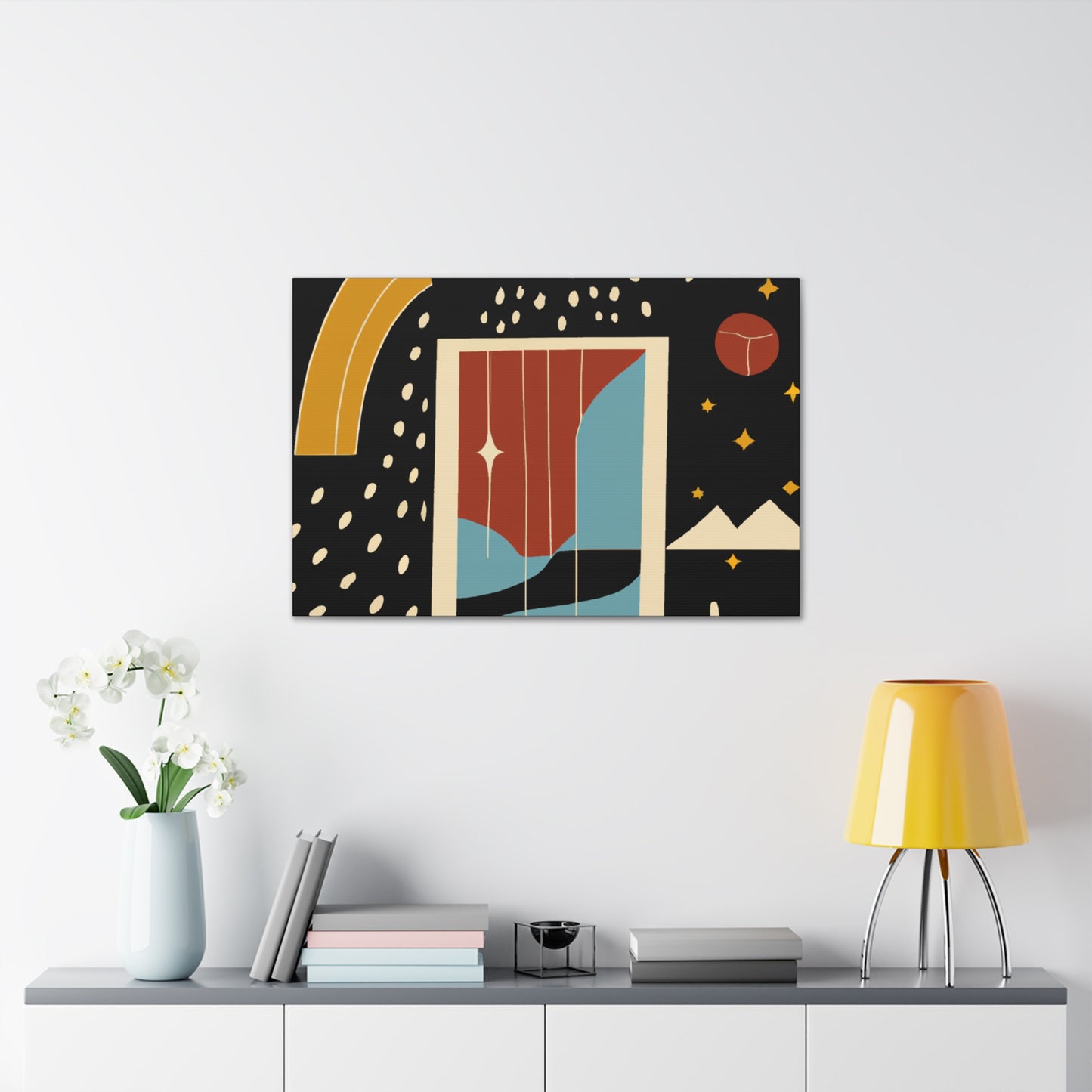 Honey Entry - Midcentury Canvas