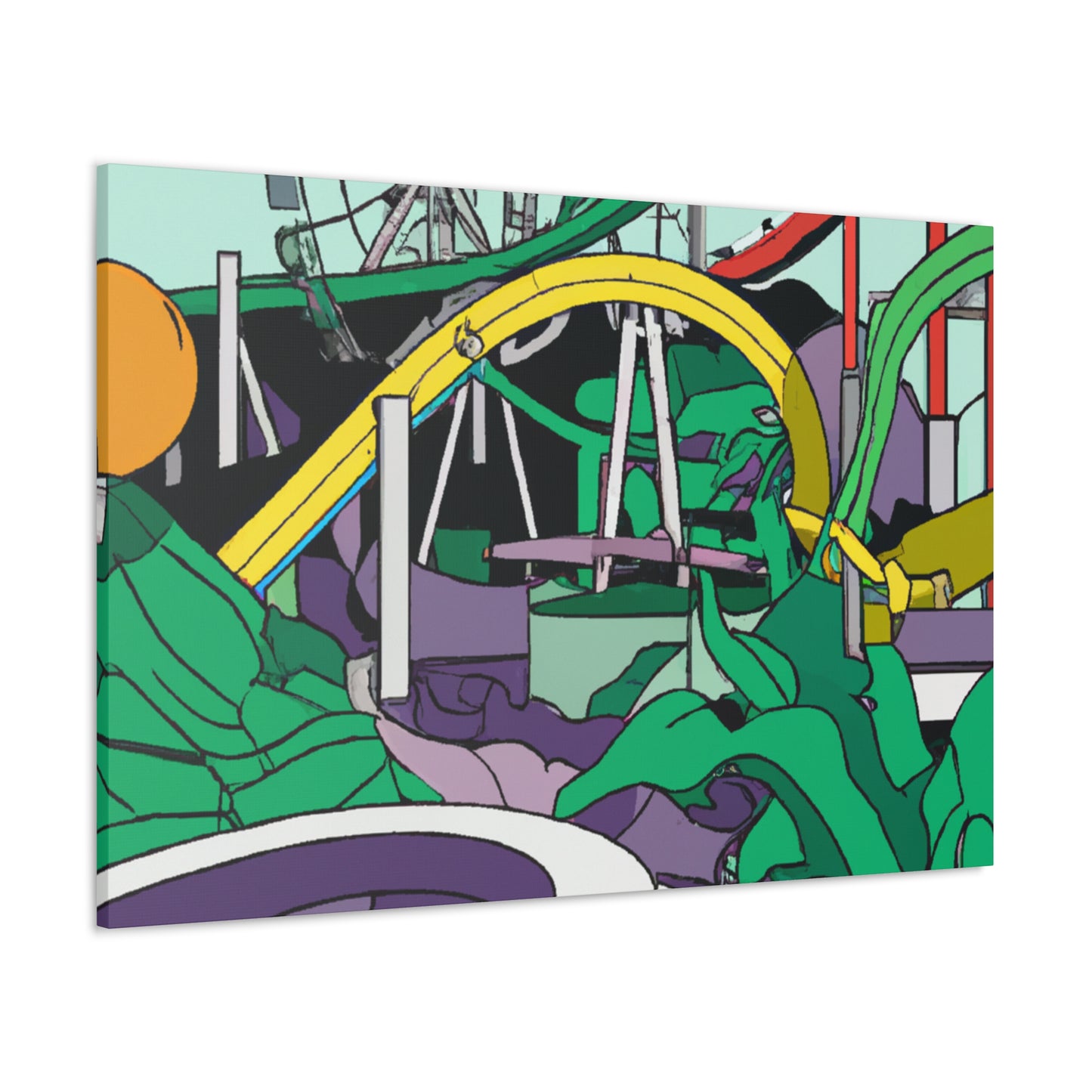 Floradise Landscape - Canvas
