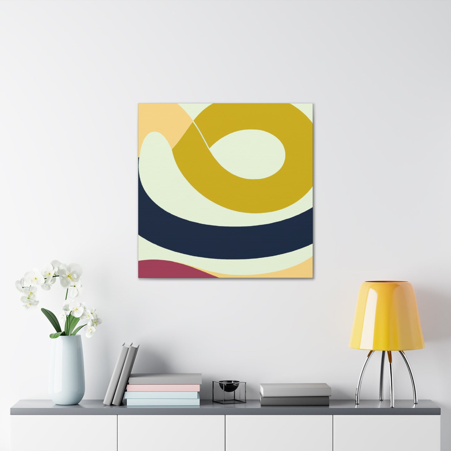 Sunburst Stargazer - Midcentury - Canvas