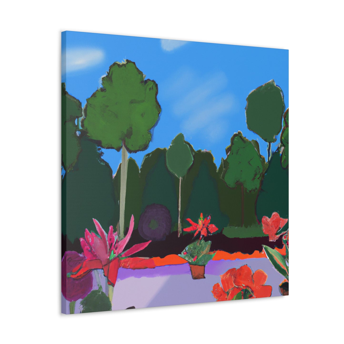 Gardenia Paradise - Landscape - Canvas
