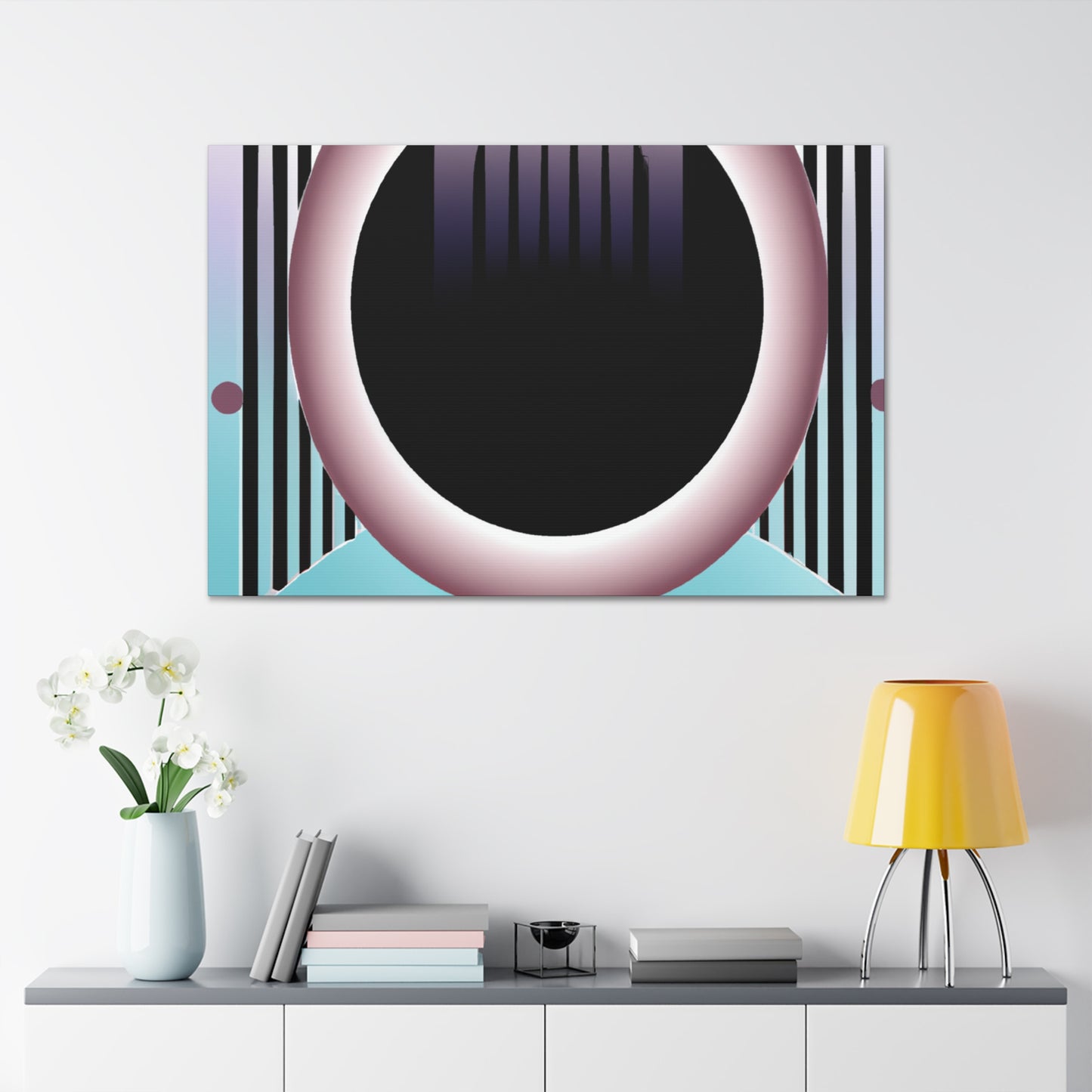 Opulent Streamline: A Fusion of Art Deco and Futuristic Design. - Canvas