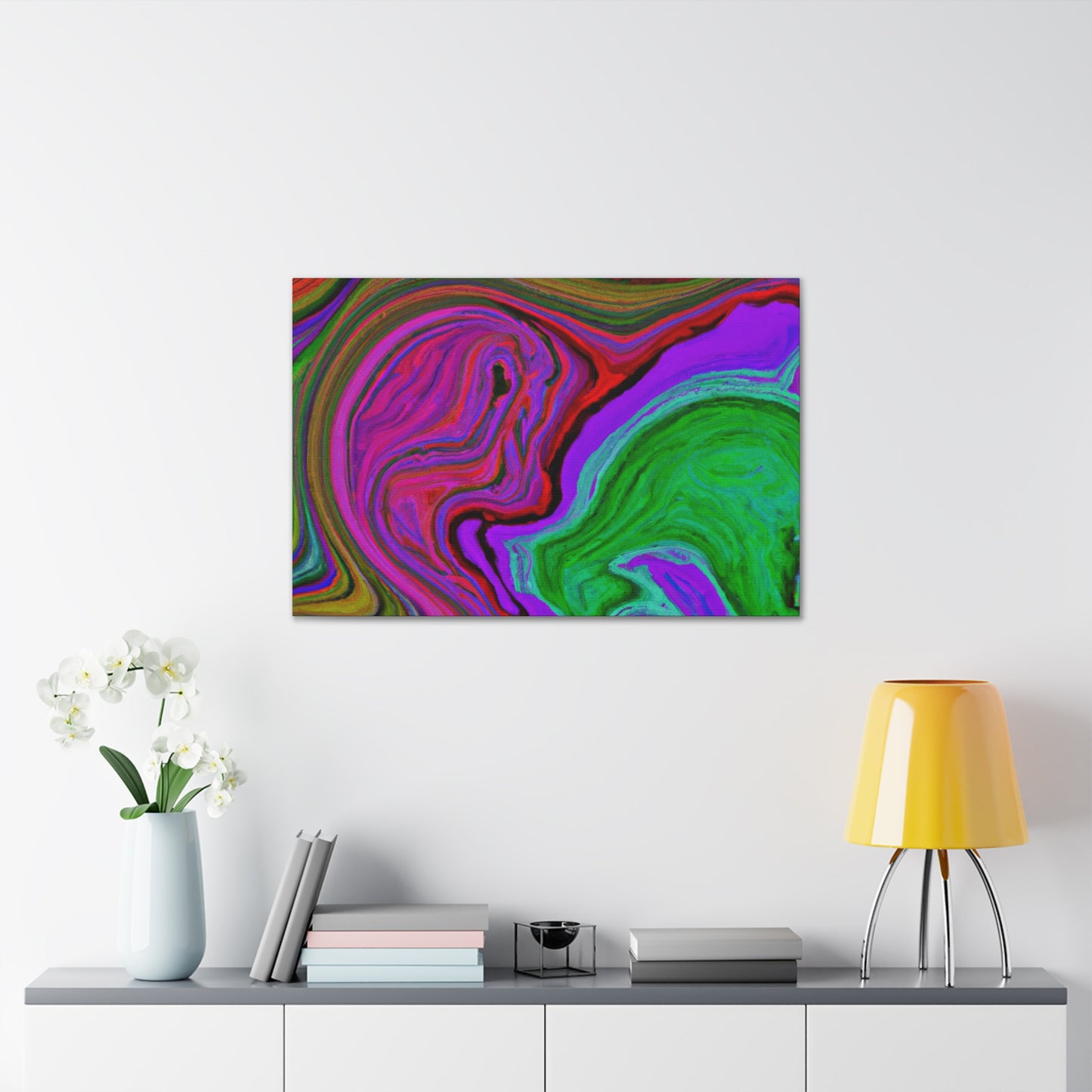 Aqua Mist - Abstract - Canvas