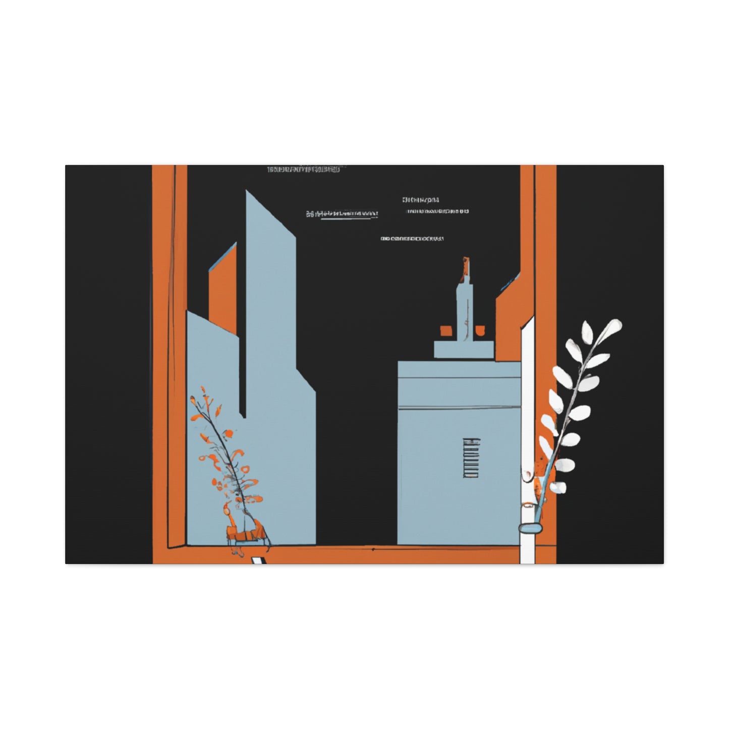 Swingin' Curves - Midcentury - Canvas