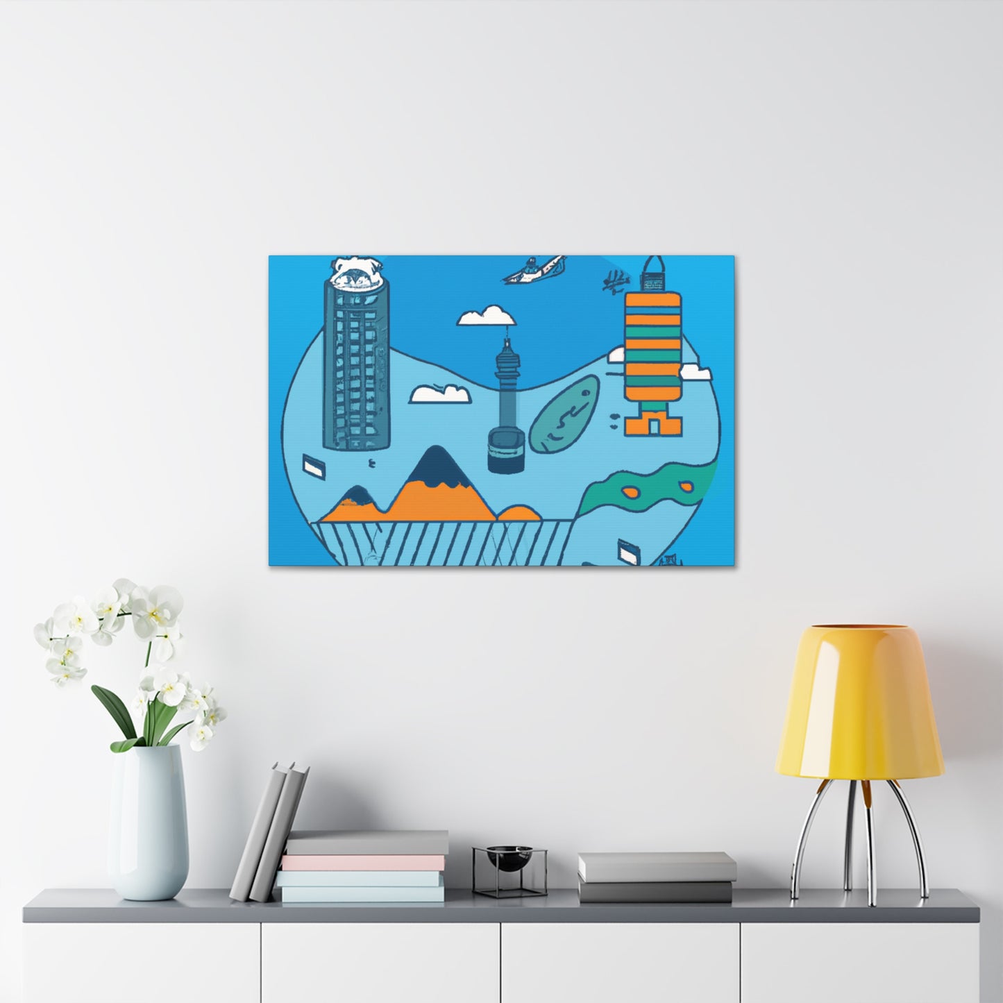 Ethereal Reflection - Minimalism - Canvas