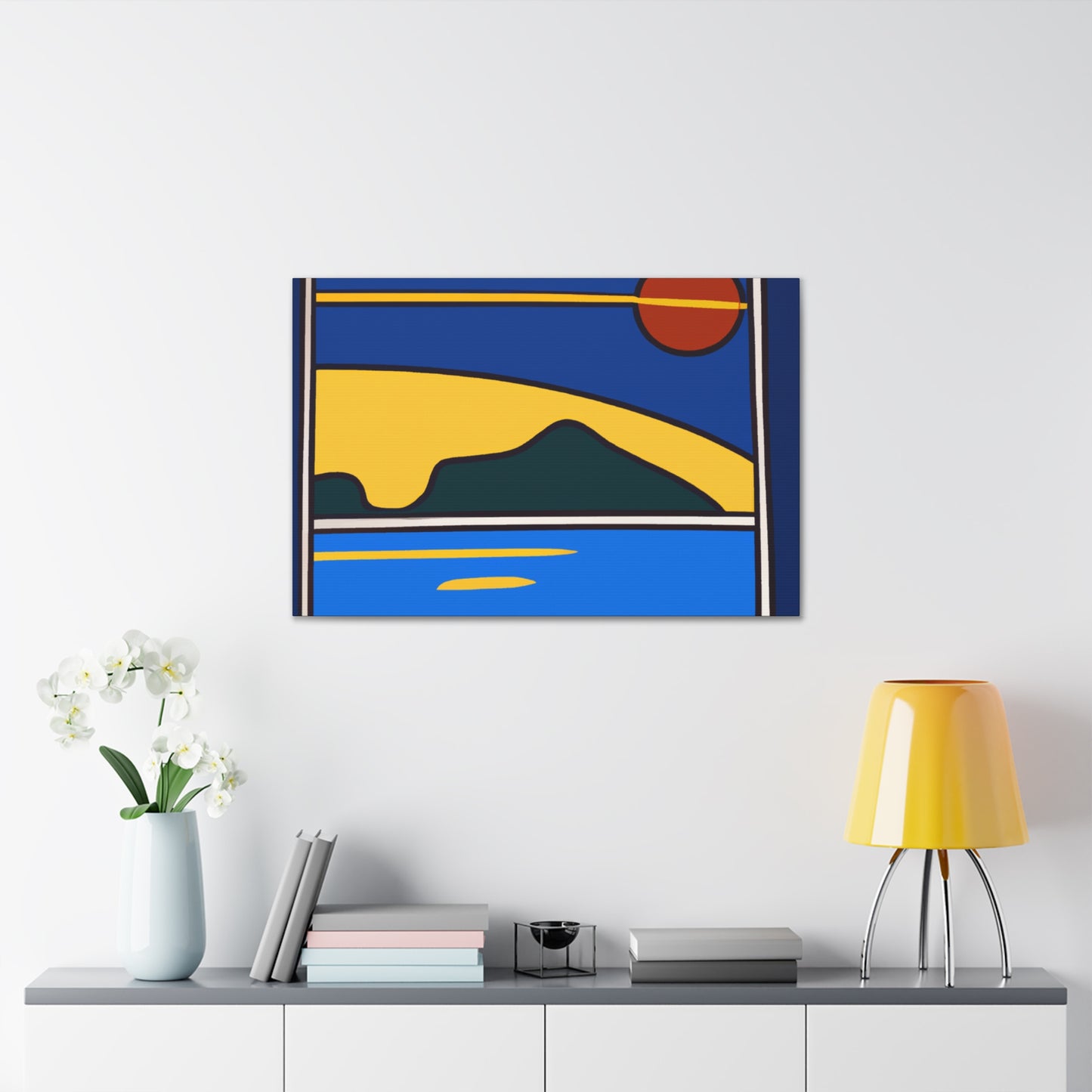 Natures Mirror - Midcentury Canvas