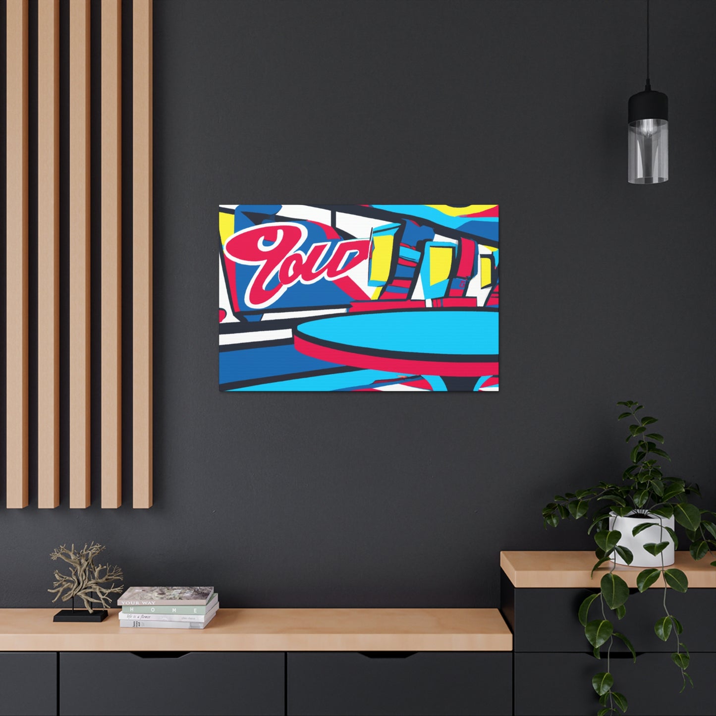 'The Juke Box Diner' - Canvas - Pop Art