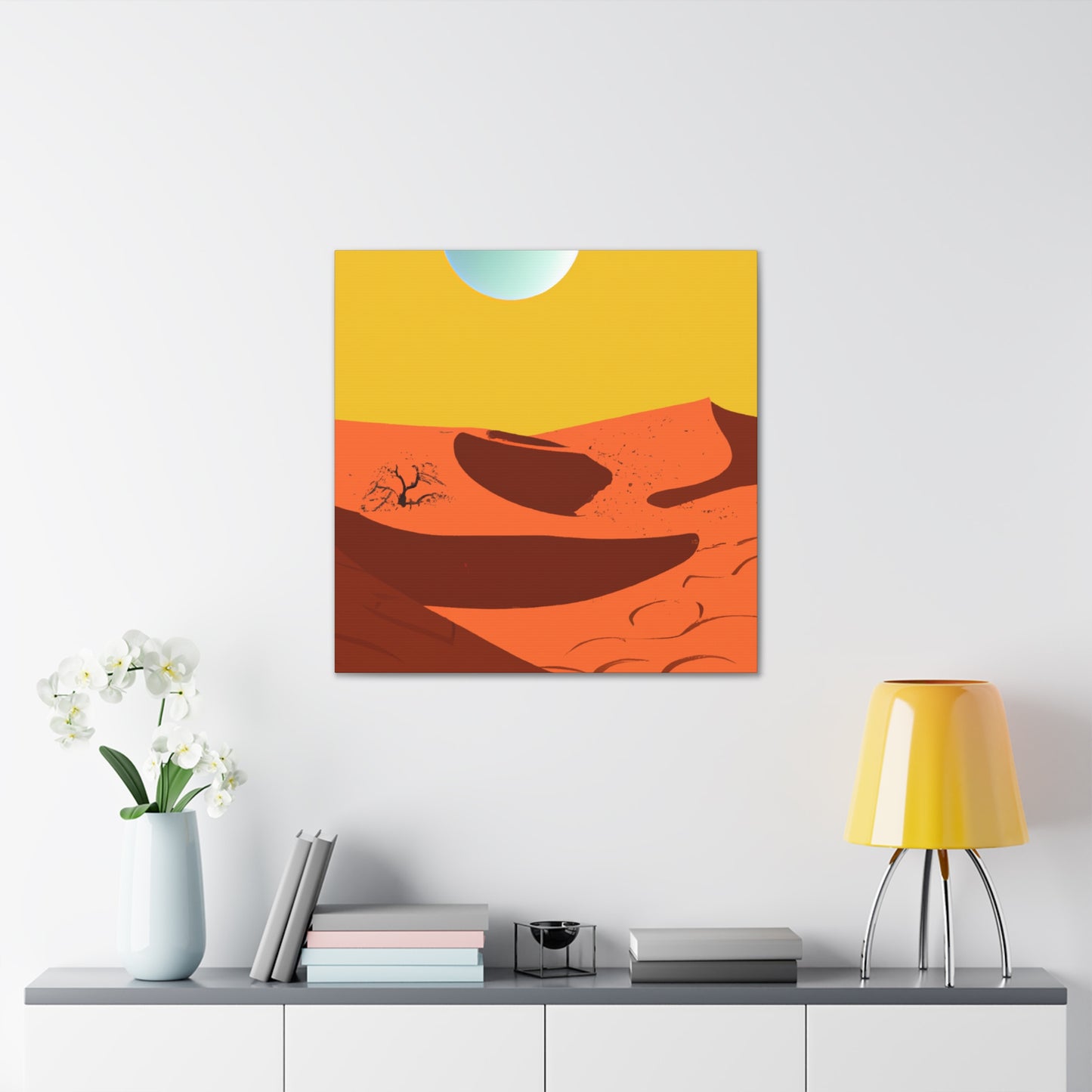 Retro Revival - Vintage Contempoary - Desert - Canvas