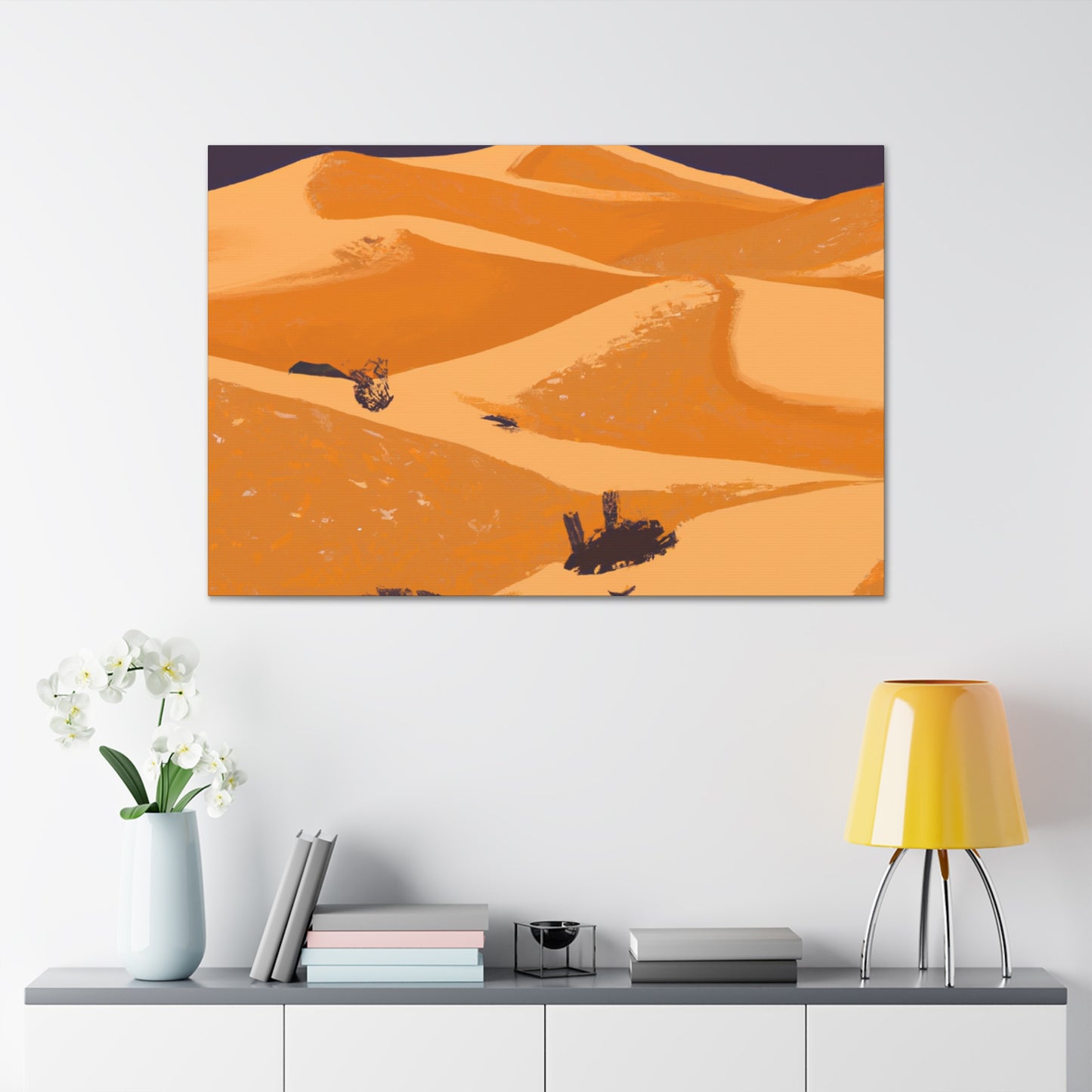 "Retro Reprised - Vintage Contemporary" - Desert Canvas