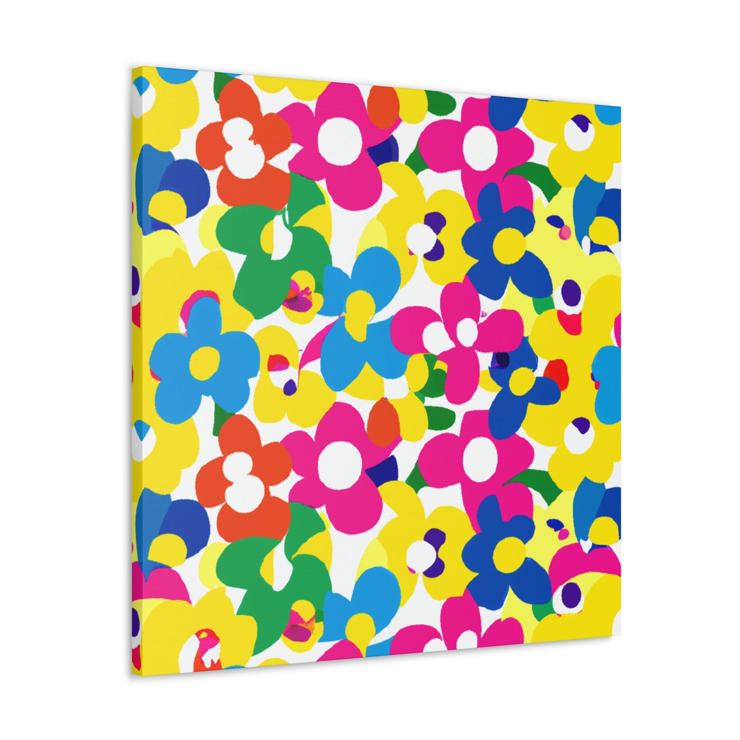 Floral Facets - Floral Canvas