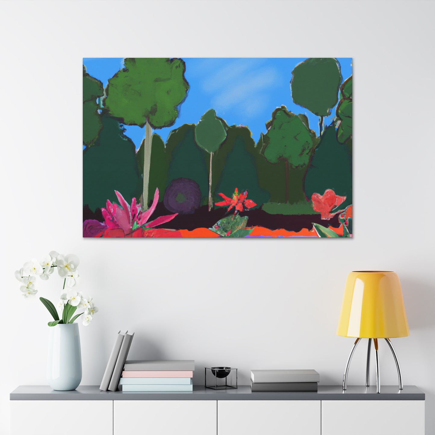Gardenia Paradise - Landscape - Canvas