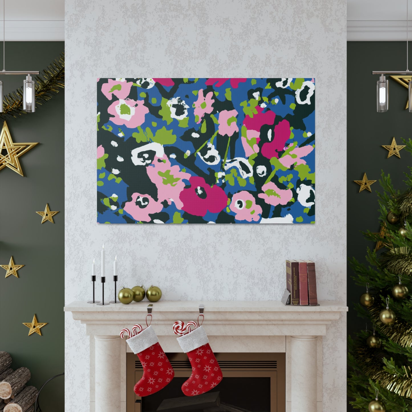 The Floral Frenzy: a game in which players race to collect the most colorful and fragrant flowers in a garden and arrange them in a beautiful bouquet. The player who collects the most flowers and arranges them most creatively wins the game - Canvas