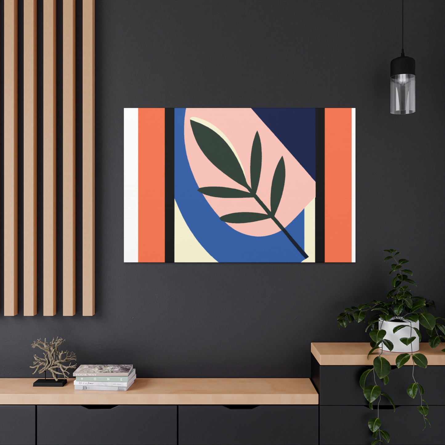 Sun Dapple Bunny - Midcentury Canvas