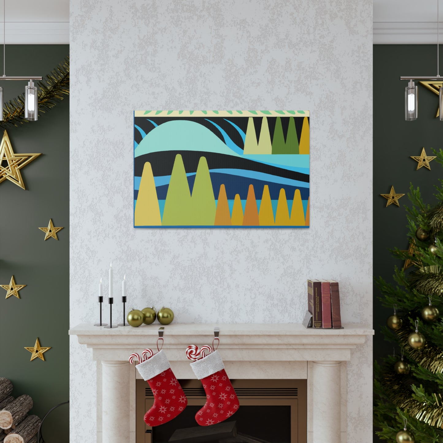 Forrest Play - Midcentury Canvas