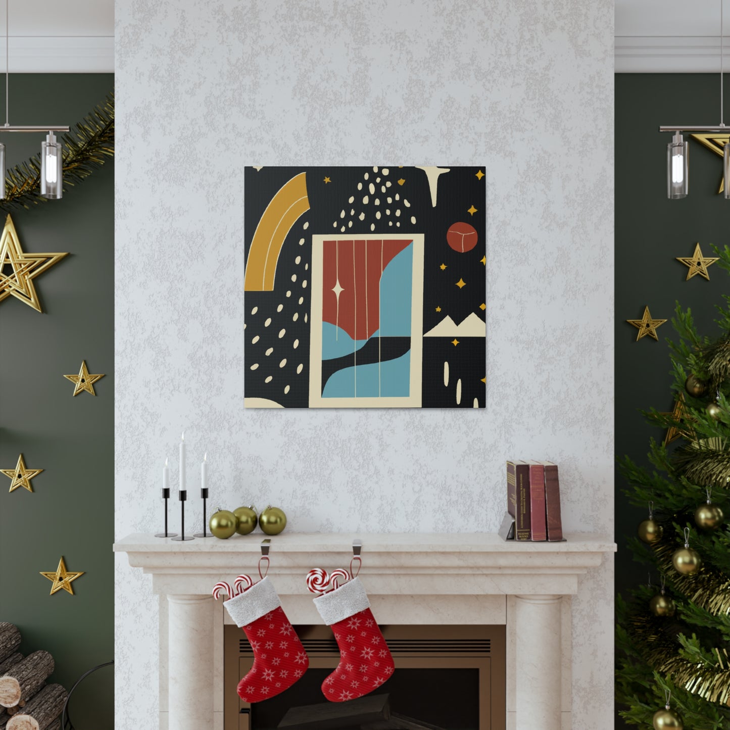 Honey Entry - Midcentury Canvas