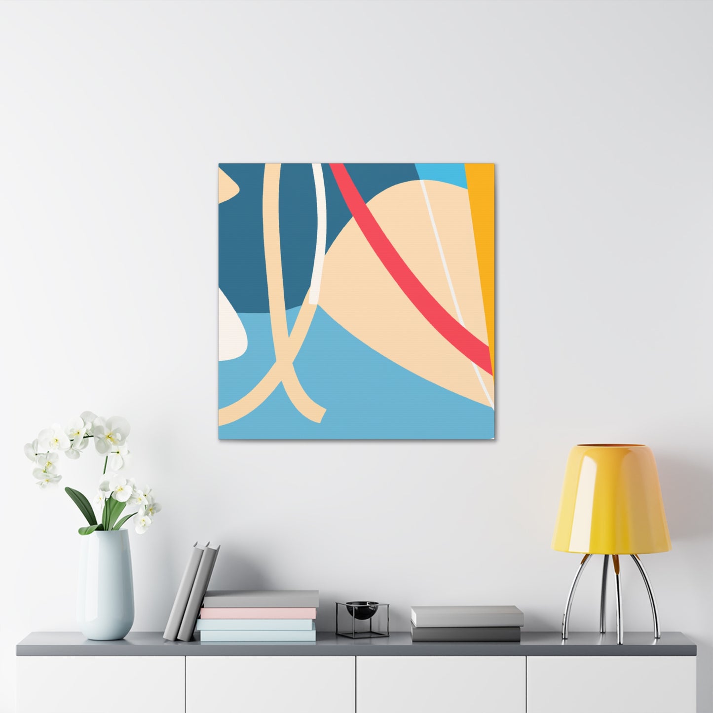 Faux Zen- Midcentury - Canvas