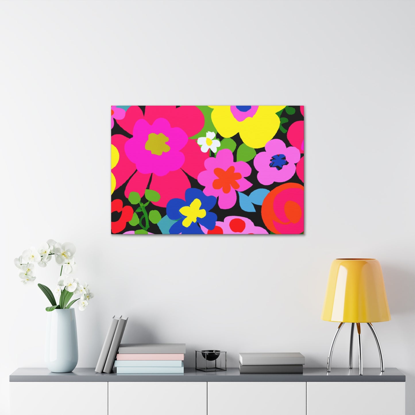 Floral Fusion: Floral Canvas