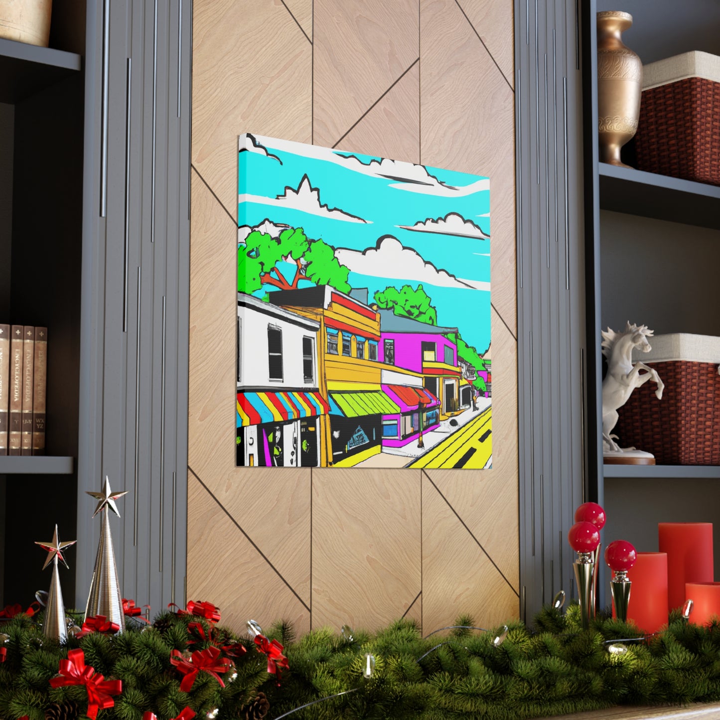 Specialville Avenue - Architectural Canvas Pop Art