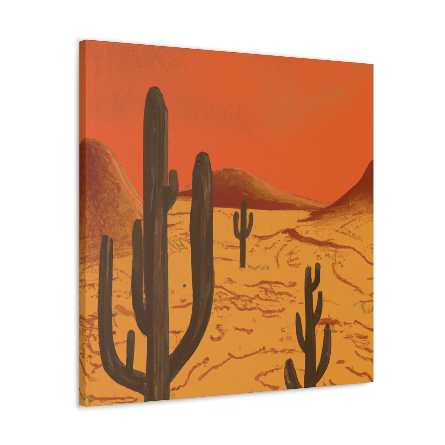 Mustique - Vintage Contemporary - Desert - Canvas