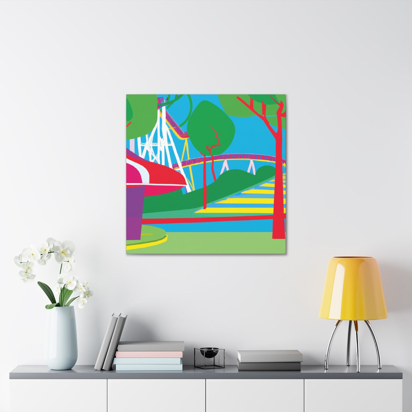 Petunia Paradise-Landscape - Canvas