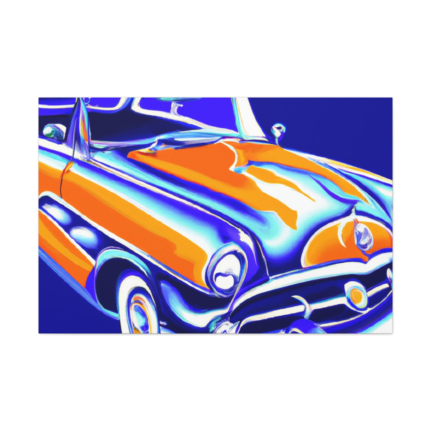 Vintage Thunder Road - Automobile Canvas