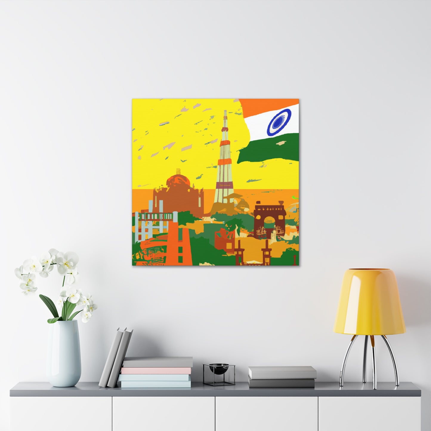Taj Majal - Destination India - Canvas