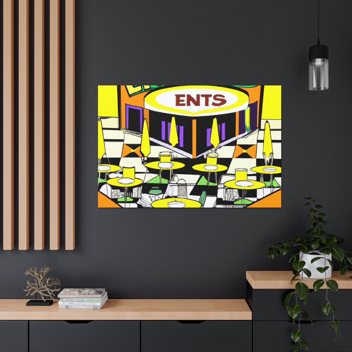 The Rocket-Soda Café. - Retro Music Canvas