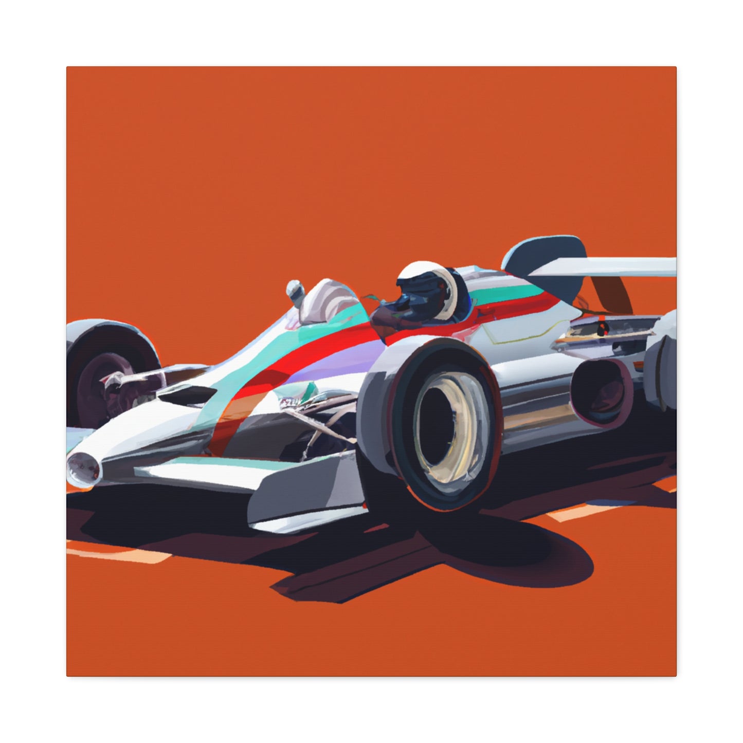 'Hotrod Harrier' - Automobile. - Canvas