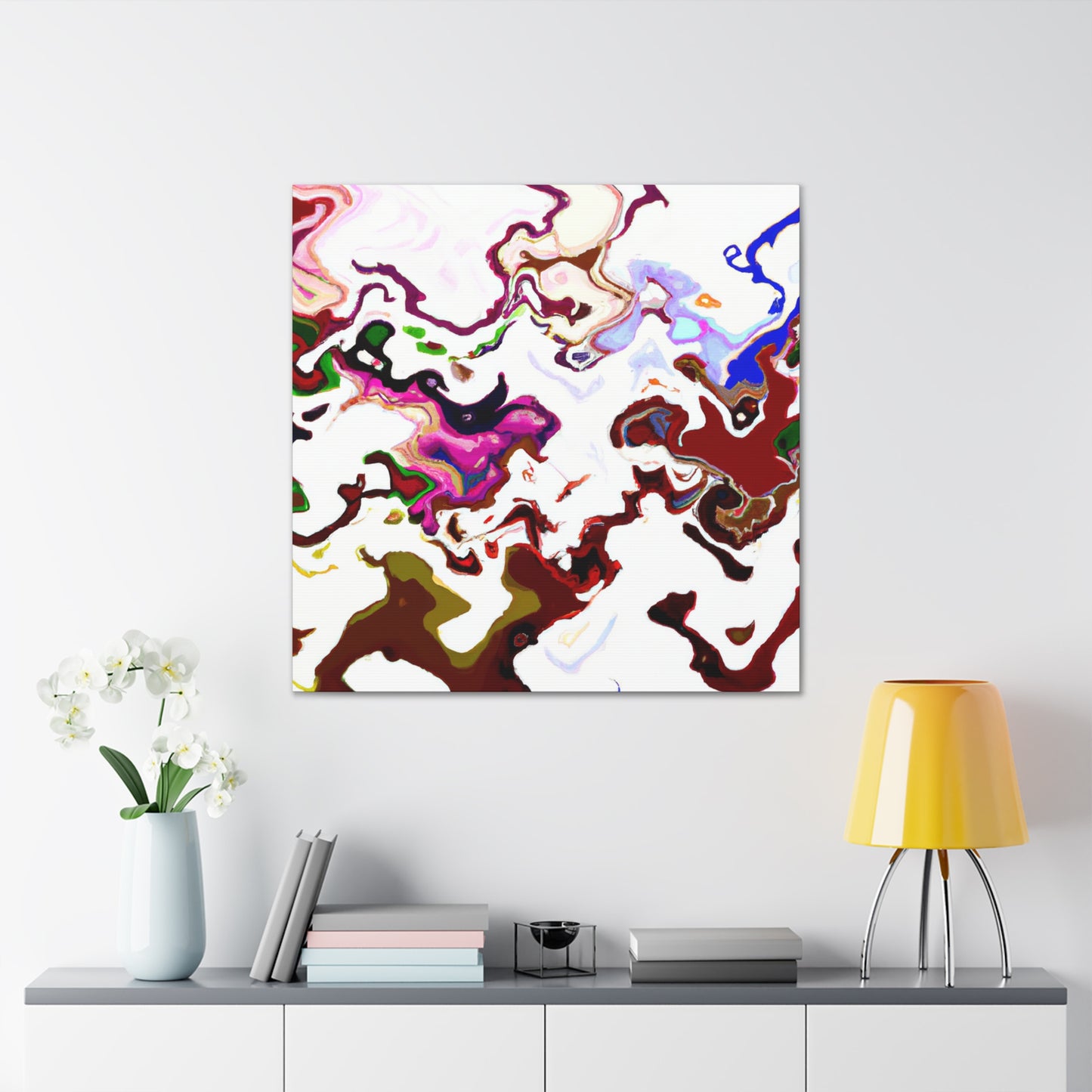 Lightning Stream - Abstract - Canvas