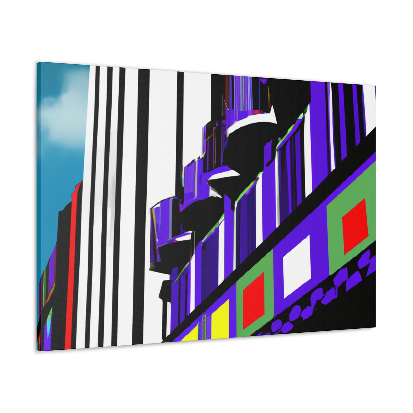 Lola's Fifties Follies. - Architectural Canvas Pop Art