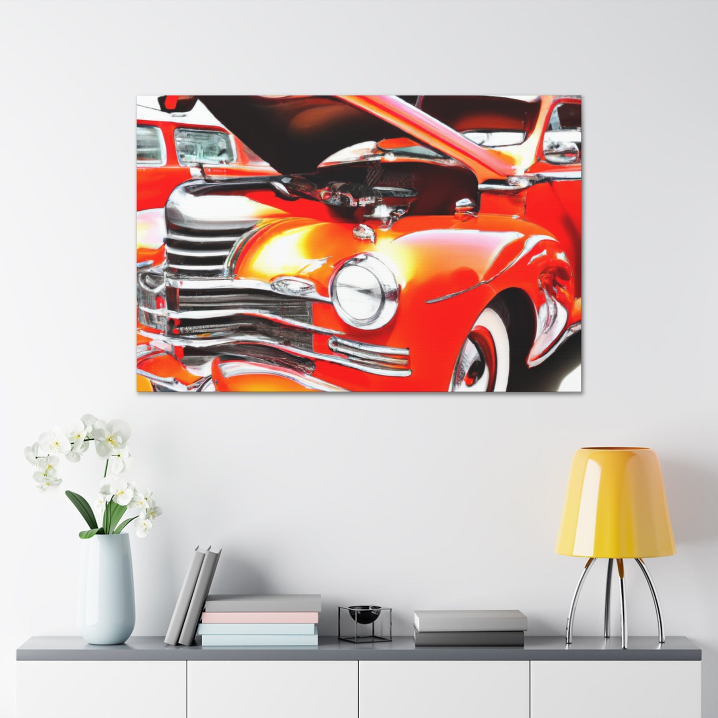 Redish Relic - Automobile Canvas