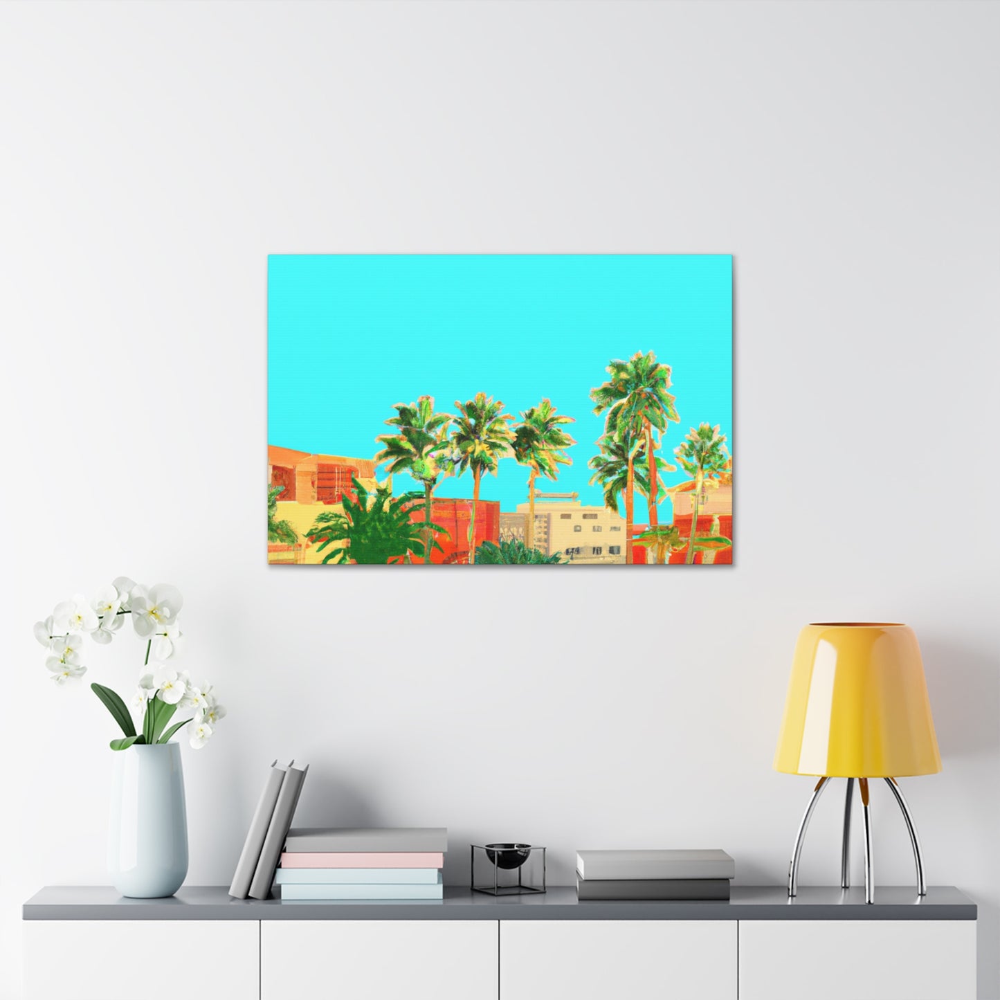 Sandy Oasis - Architectural - Canvas