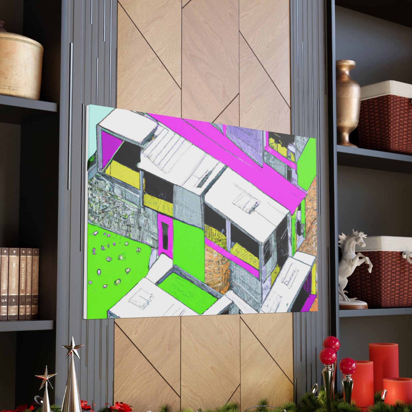 Glowing Home - Canvas - Architectural