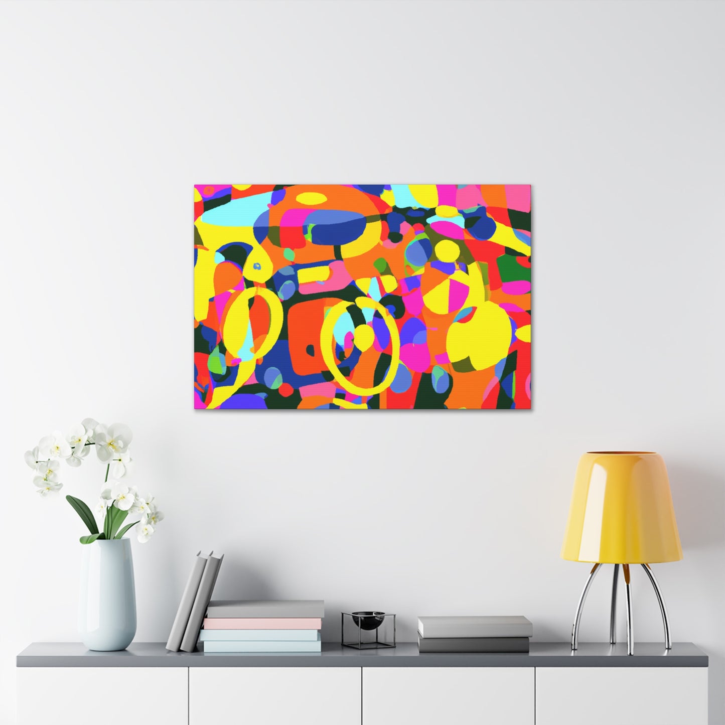 Aqua-Glow - Abstract - Canvas