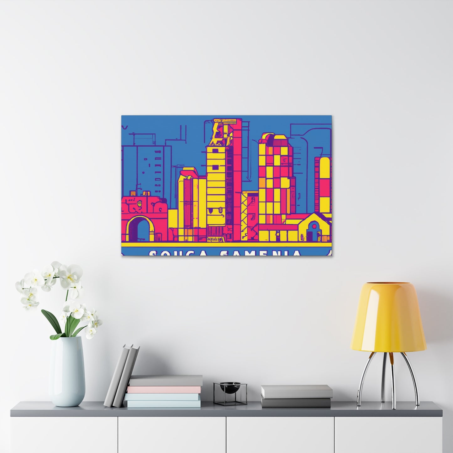 Salone del Sur - South America - Canvas