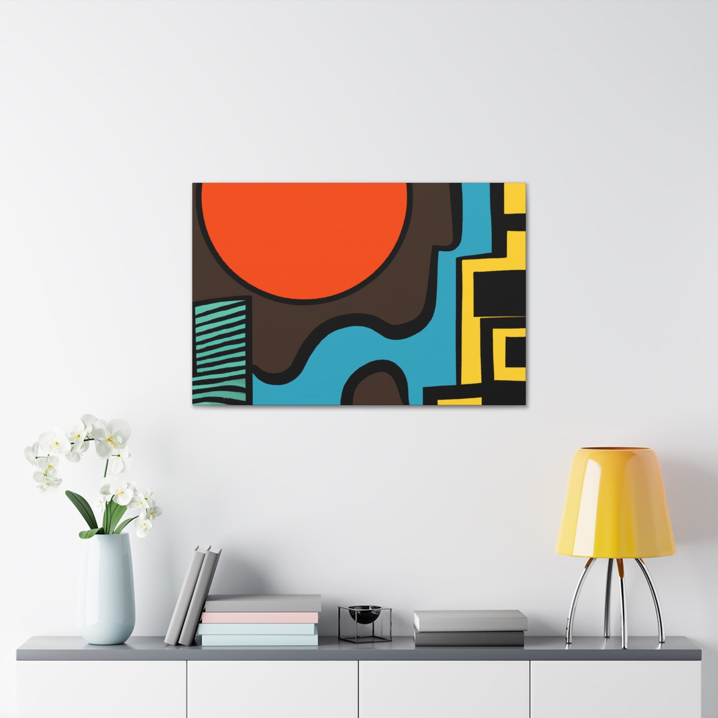 Fading Sunlight - Midcentury - Canvas