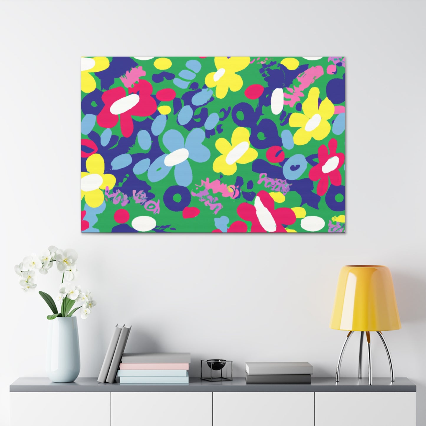 Bluestream - Floral - Canvas
