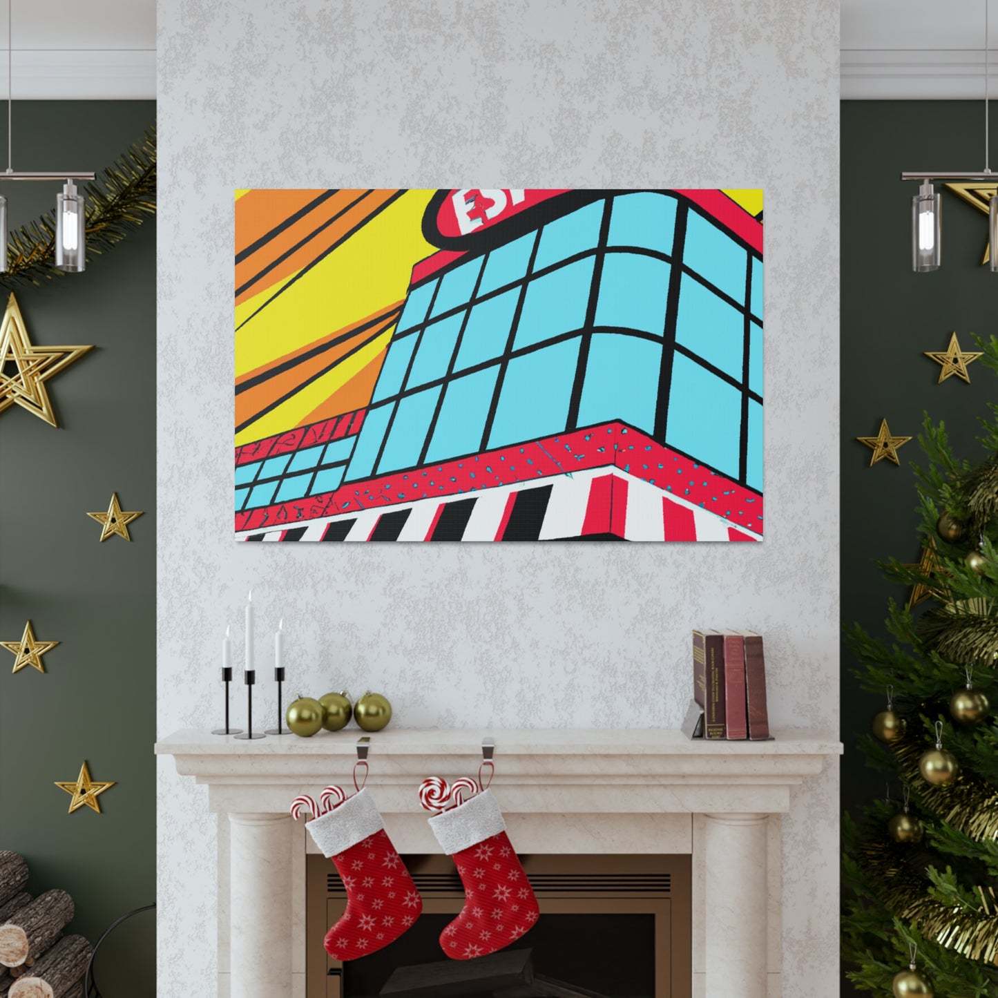 'Twist & Record Studio' - Canvas - Pop Art