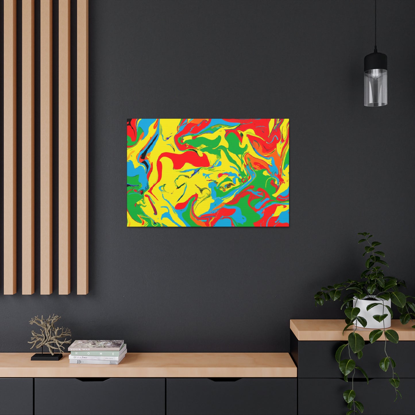 Sharp and Groovy - Canvas - Abstract