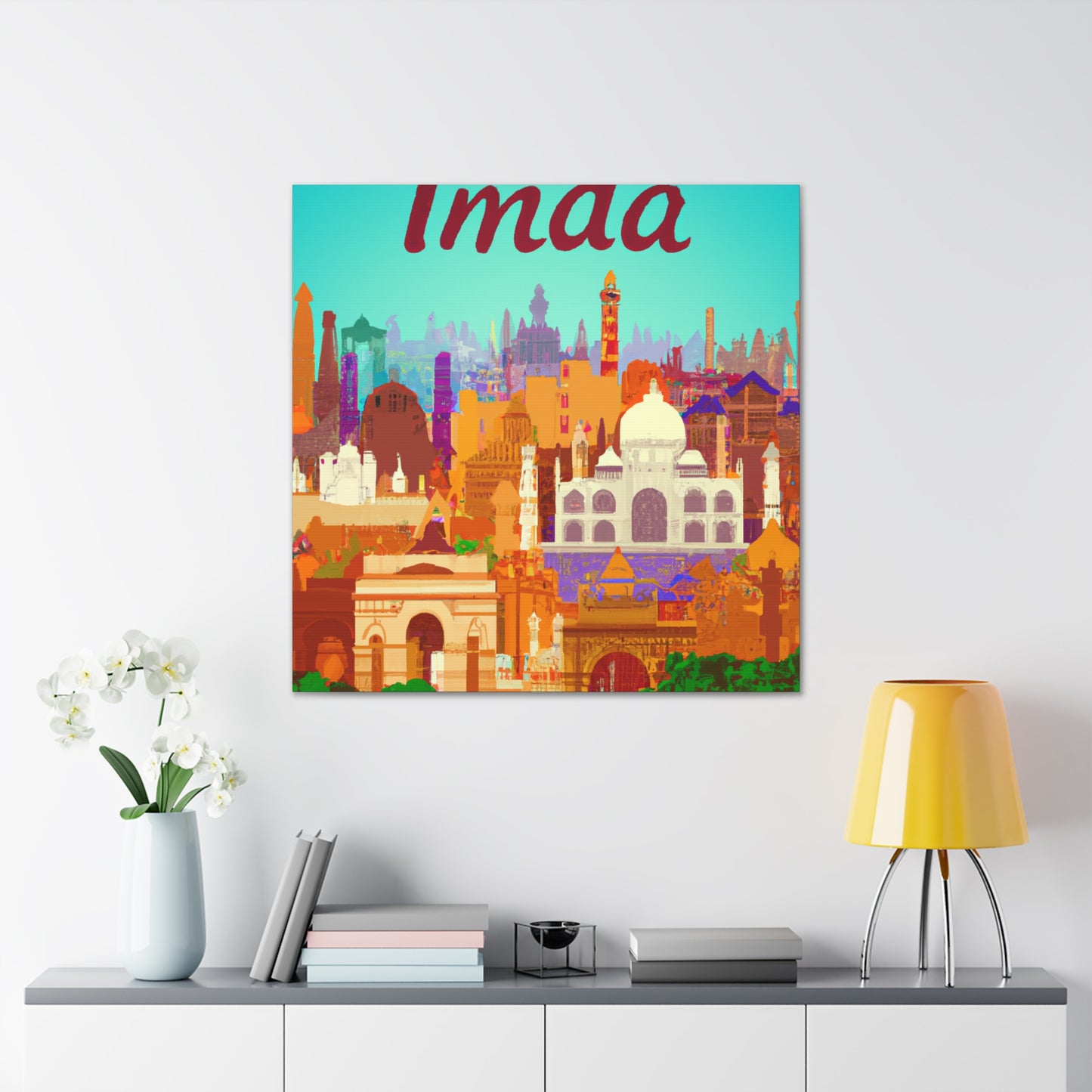 Namaste- Destination India - Canvas