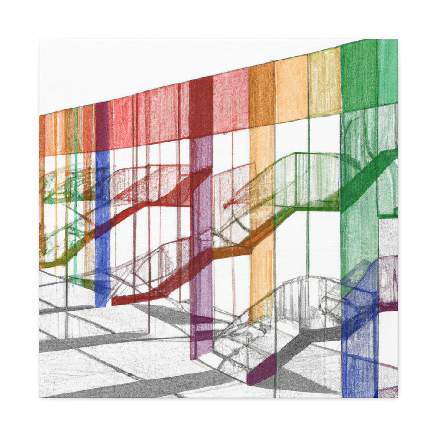 Claude Audouin - Canvas - Architectural