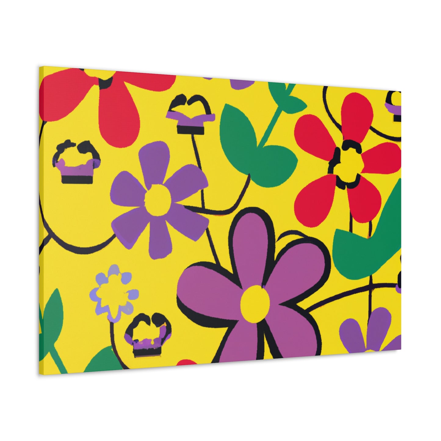 Flower Power Nap: Floral Canvas