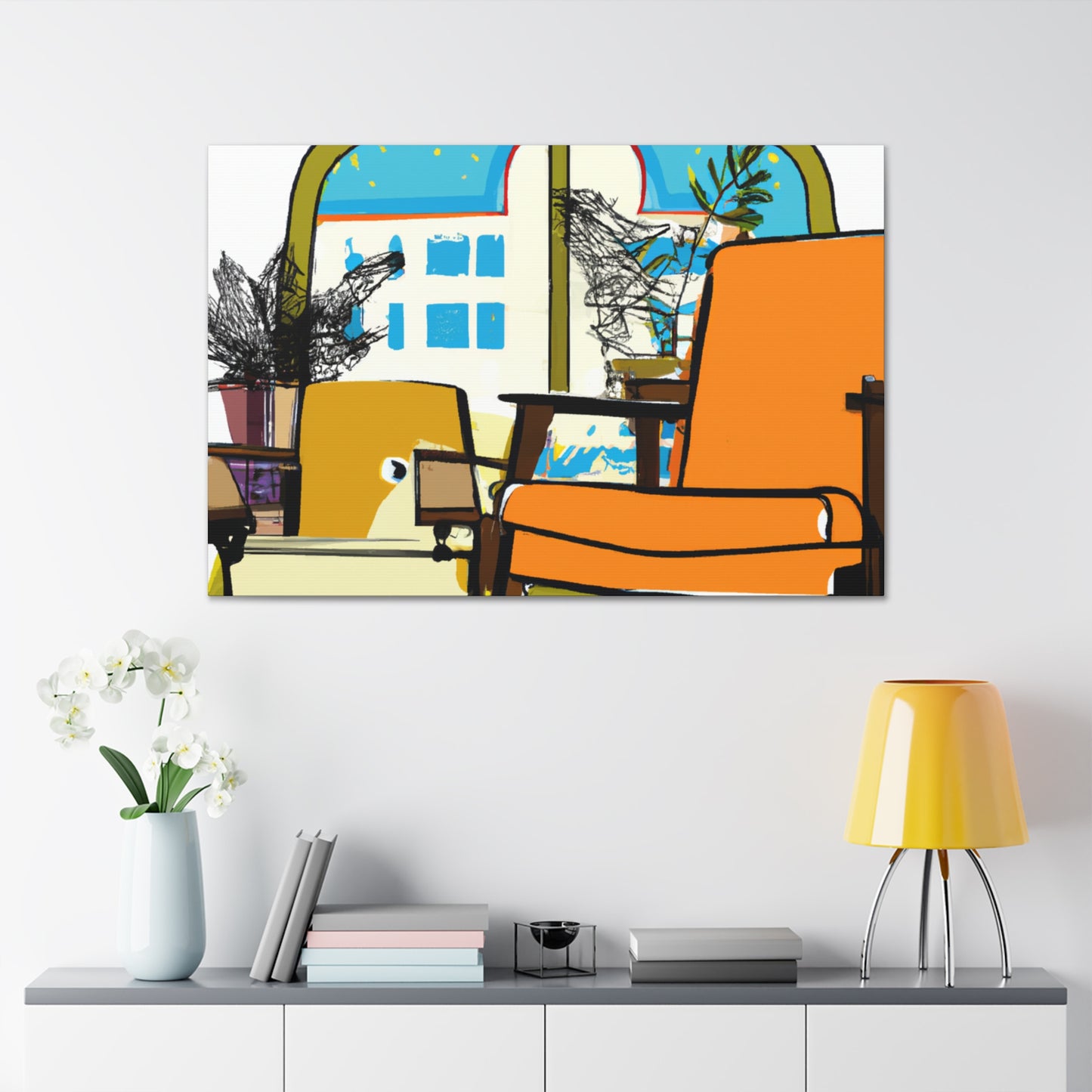 Zen Collage - Midcentury - Canvas