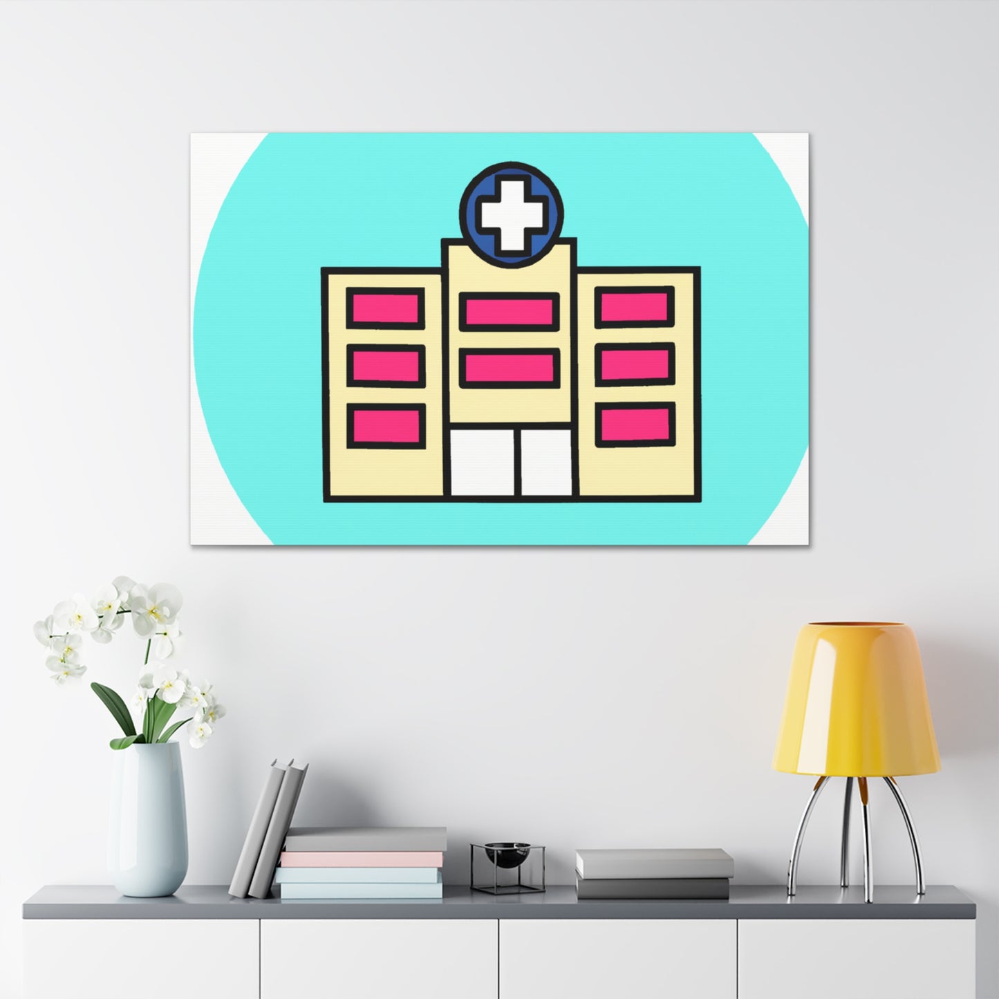Help Is Available - Minimalism - Canvas