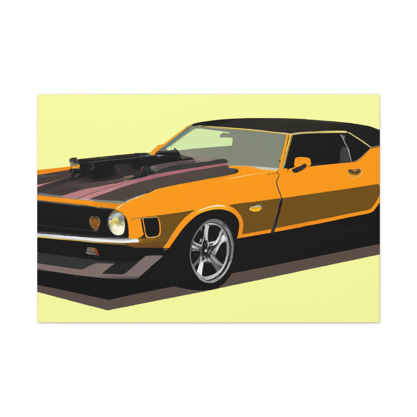 Smokin' Ruby - Automobile - Canvas