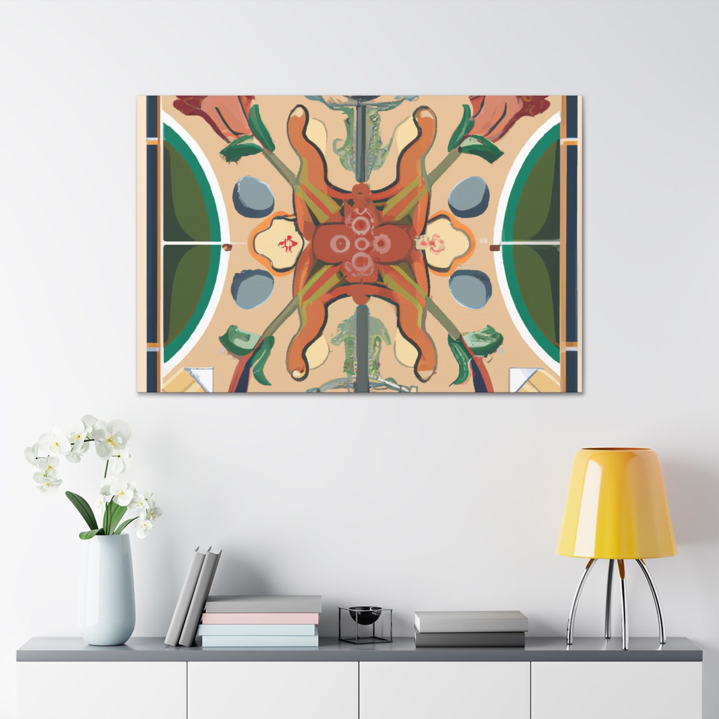 Victorian Star - Midcentury Canvas