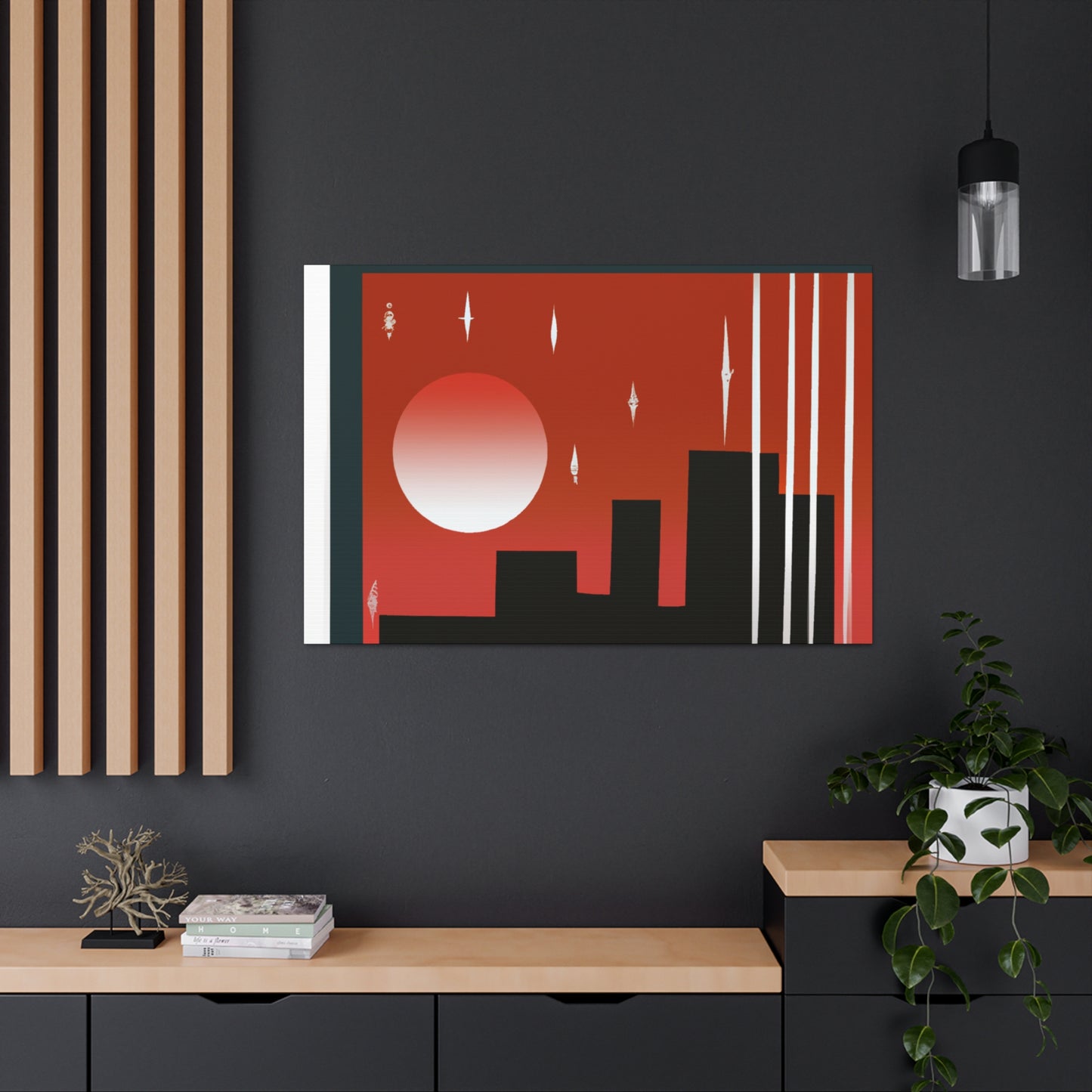 City Of Dreams - Midcentury Canvas